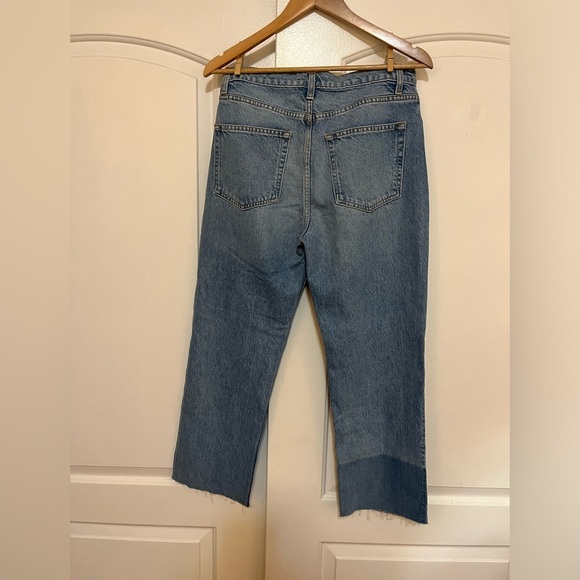 Reformation Cynthia shadow high rise long jeans in Niagara - Picture 11 of 15